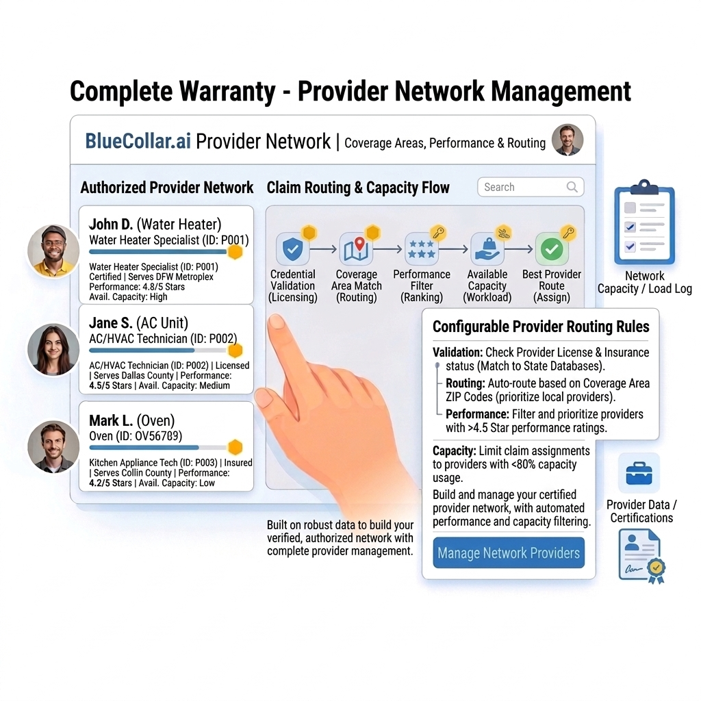 Provider Network Management